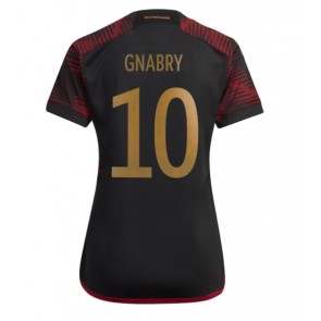 Tyskland Serge Gnabry #10 Replika Udebanetrøje Dame VM 2022 Kortærmet